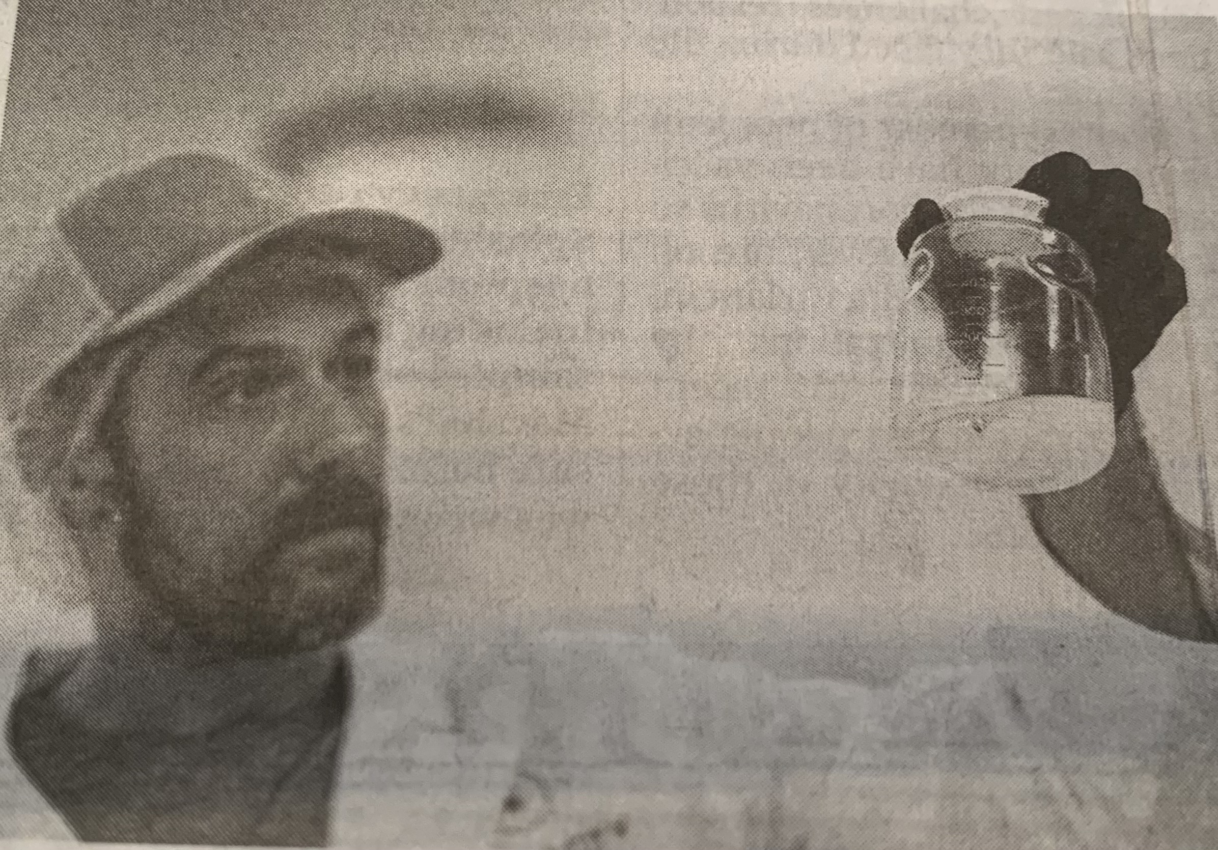 Armadillo Labs founder in newspaper